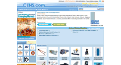 Desktop Screenshot of emergingmkts.cens.com